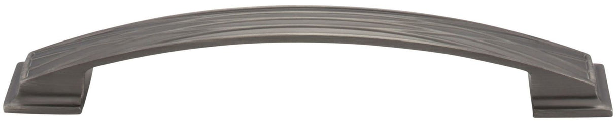 Jeffrey Alexander 535-160BNBDL 160 mm Center-to-Center Brushed Pewter Square Geometric Pattern Aberdeen Cabinet Pull