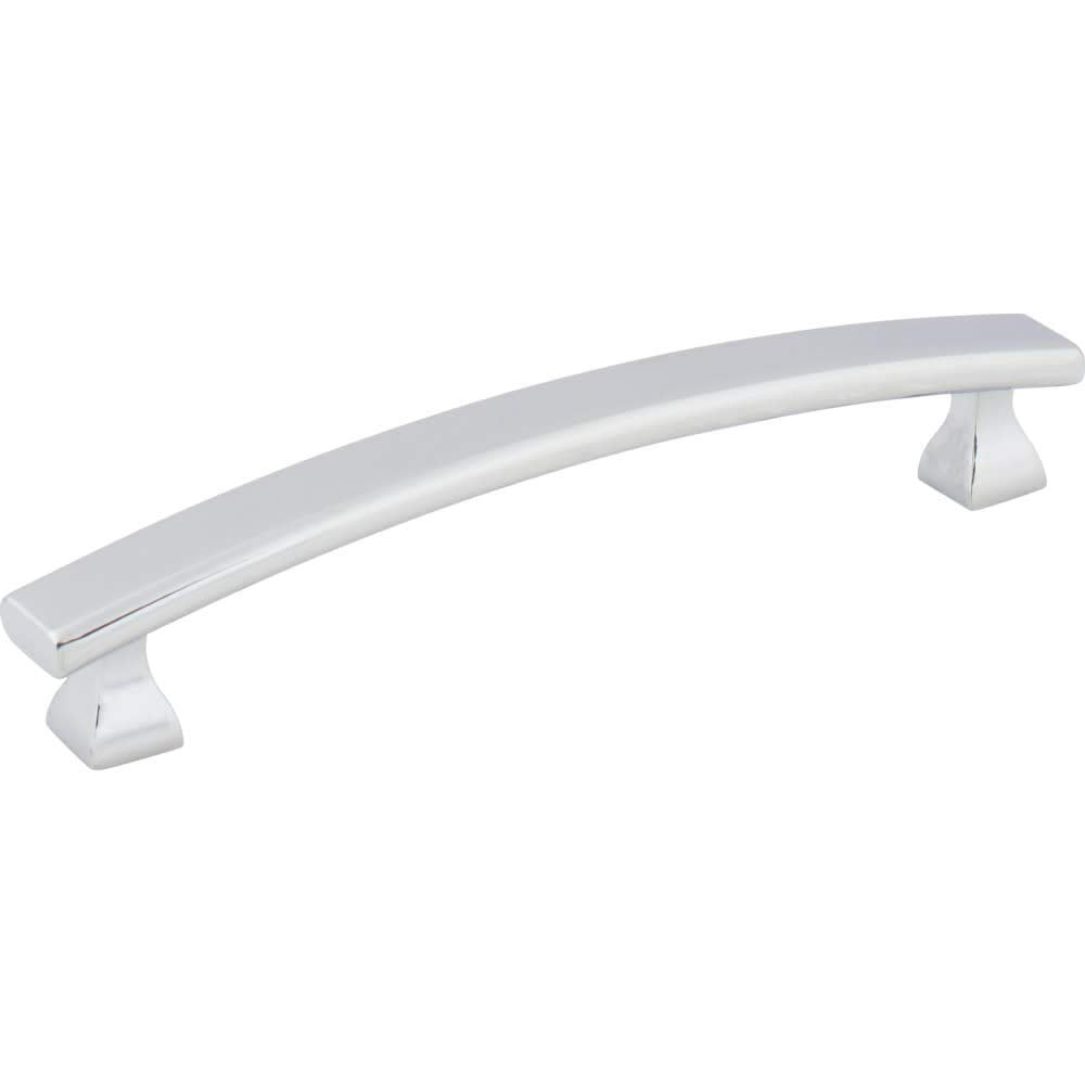 Elements 449-128PC 128 mm Center-to-Center Polished Chrome Square Hadly Cabinet Pull