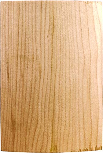 Hardware Resources SROS3RW 4" W x 7/8" D x 4" H Rubberwood Star Rosette