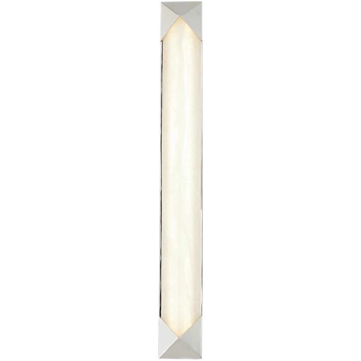 Alora WV323225PNAR CAESAR 25" WV POLISHED NICKEL ALABASTER 30W LED 90 3000K AC LED