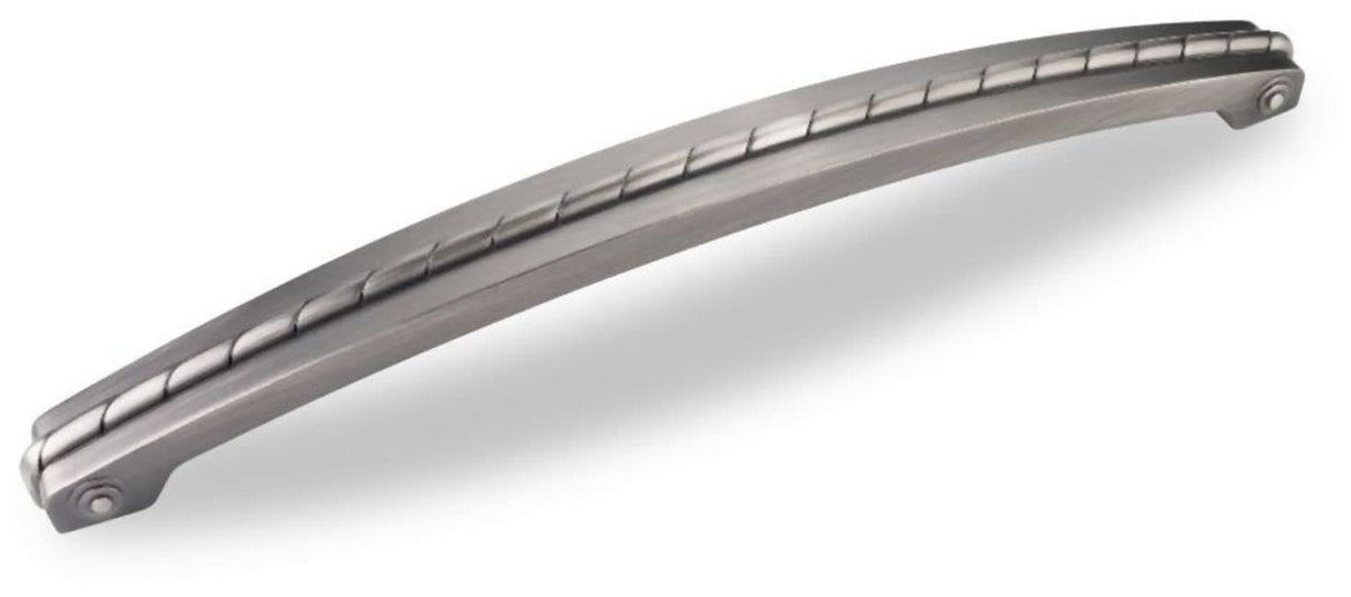 Jeffrey Alexander Z260-12BNBDL 12" Center-to-Center Brushed Pewter Rope Rhodes Appliance Handle