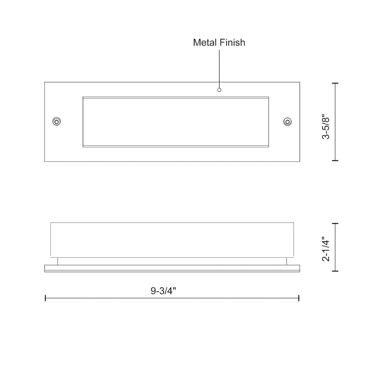 Kuzco ER9410-BK BRISTOL 10" ER Black 120V ELV LED 3000K 90CRI 9W