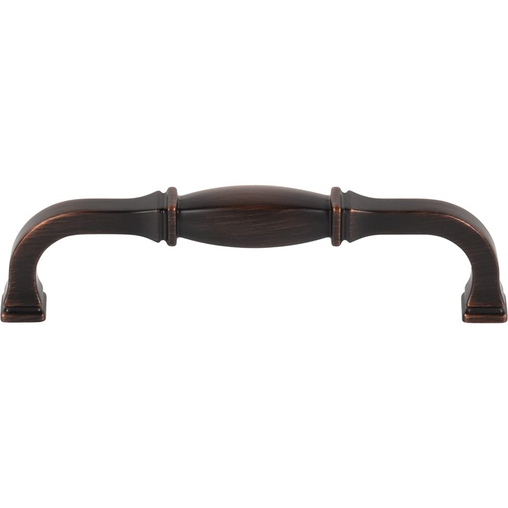 Jeffrey Alexander 278-128DBAC 128 mm Center-to-Center Brushed Oil Rubbed Bronze Audrey Cabinet Pull