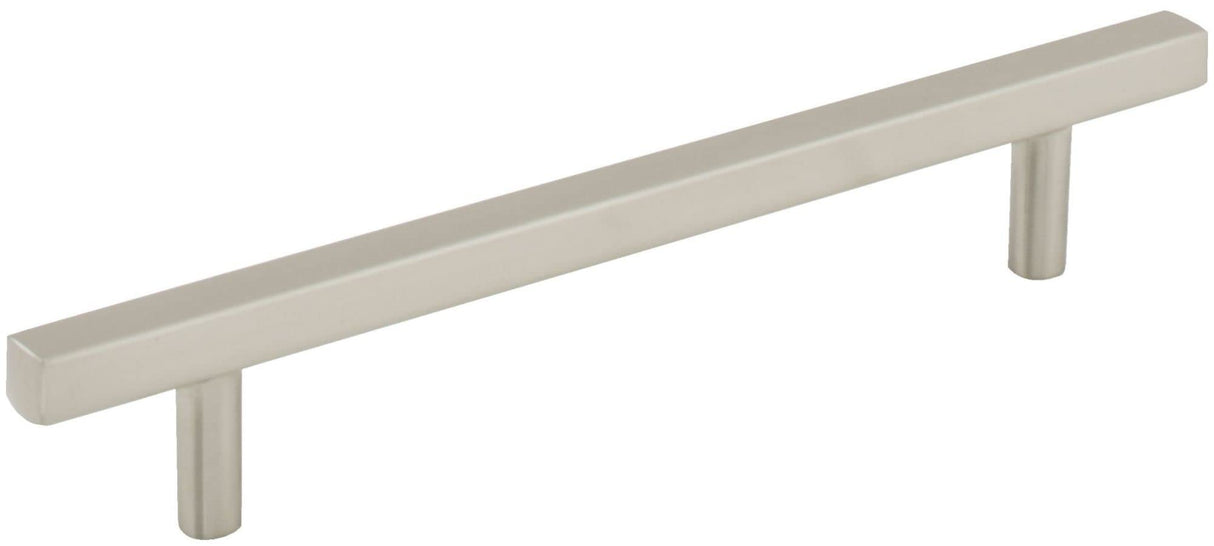 Jeffrey Alexander 845-128SBZ 128 mm Center-to-Center Satin Bronze Square Dominique Cabinet Bar Pull