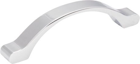 Elements 511-96PC 96 mm Center-to-Center Polished Chrome Arched Seaver Cabinet Pull