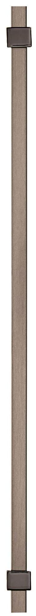 Amerock Cabinet Pull Silver Champagne/Black Nickel 10-1/16 inch (256 mm) Center to Center Mulino 1 Pack Drawer Pull Drawer Handle Cabinet Hardware