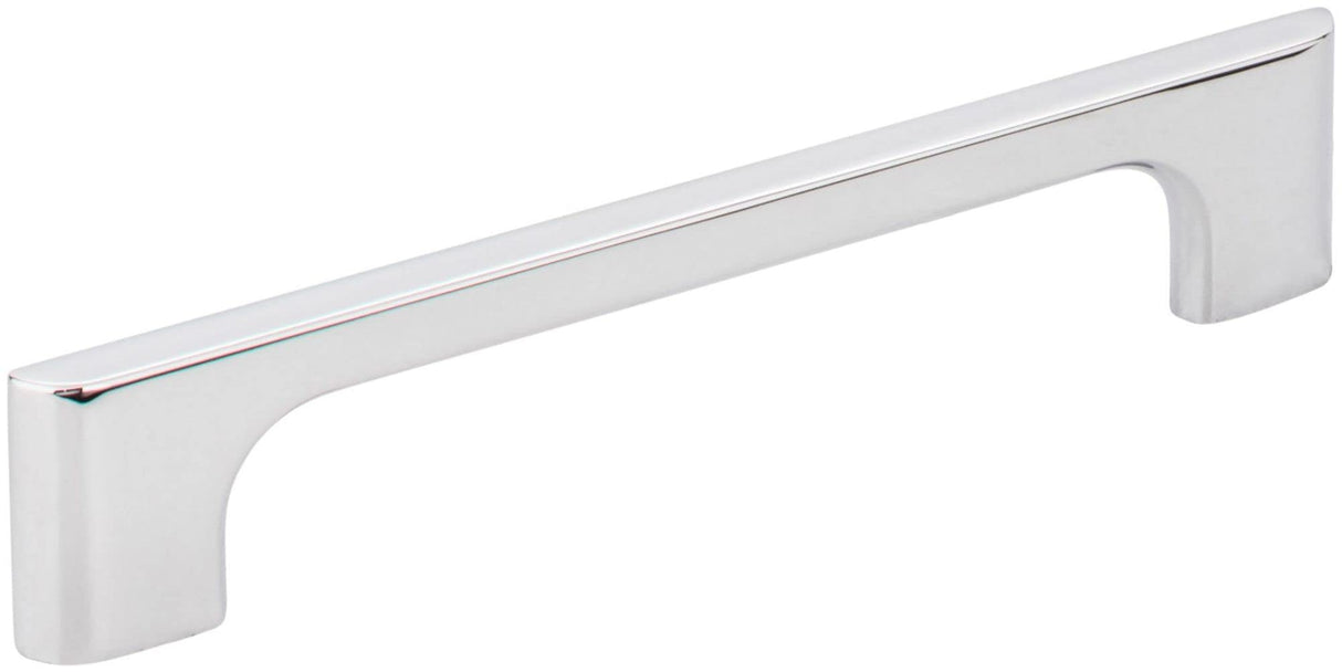 Jeffrey Alexander 286-128PC 128 mm Center-to-Center Polished Chrome Asymmetrical Leyton Cabinet Pull