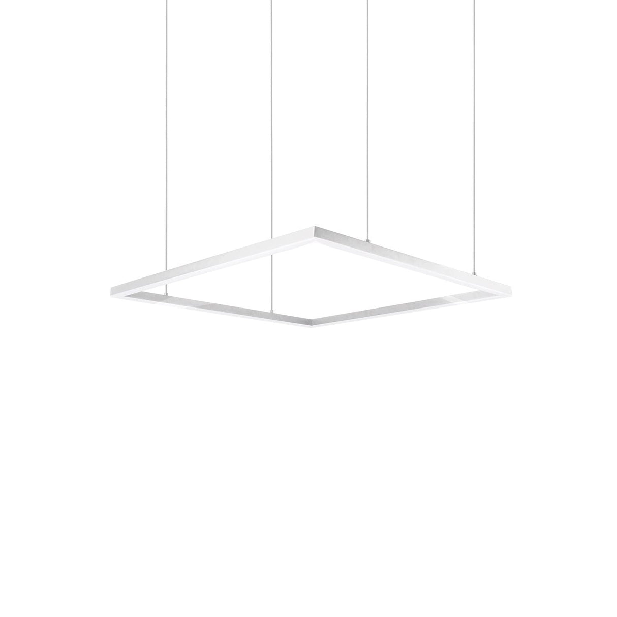 Kuzco PD88160-WH PIAZZA 60" PENDANT WH TEXTURED DOWN ONLY DUO CANOPY 930 TRIAC 120 128W