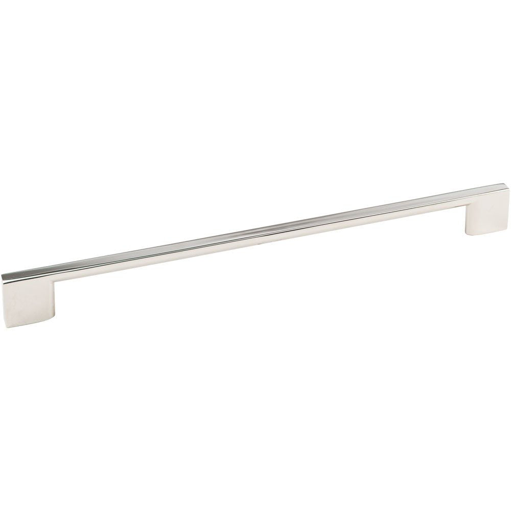 Jeffrey Alexander 635-256NI 256 mm Center-to-Center Polished Nickel Square Sutton Cabinet Bar Pull