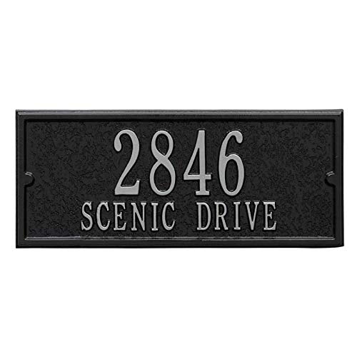 Whitehall 2657BS - Personalized Side Plaque - Black/Silver