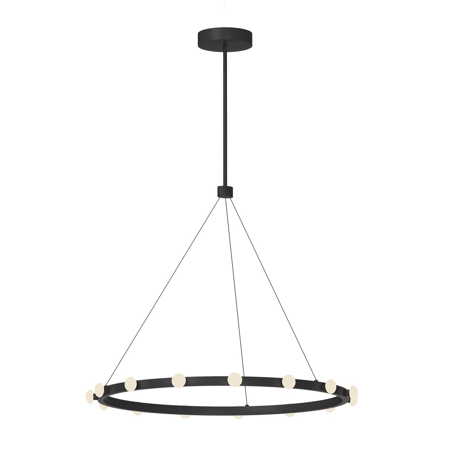 Kuzco PD63428-BK REZZ 28" PD BLACK  47W LED 90 3000K DC LED