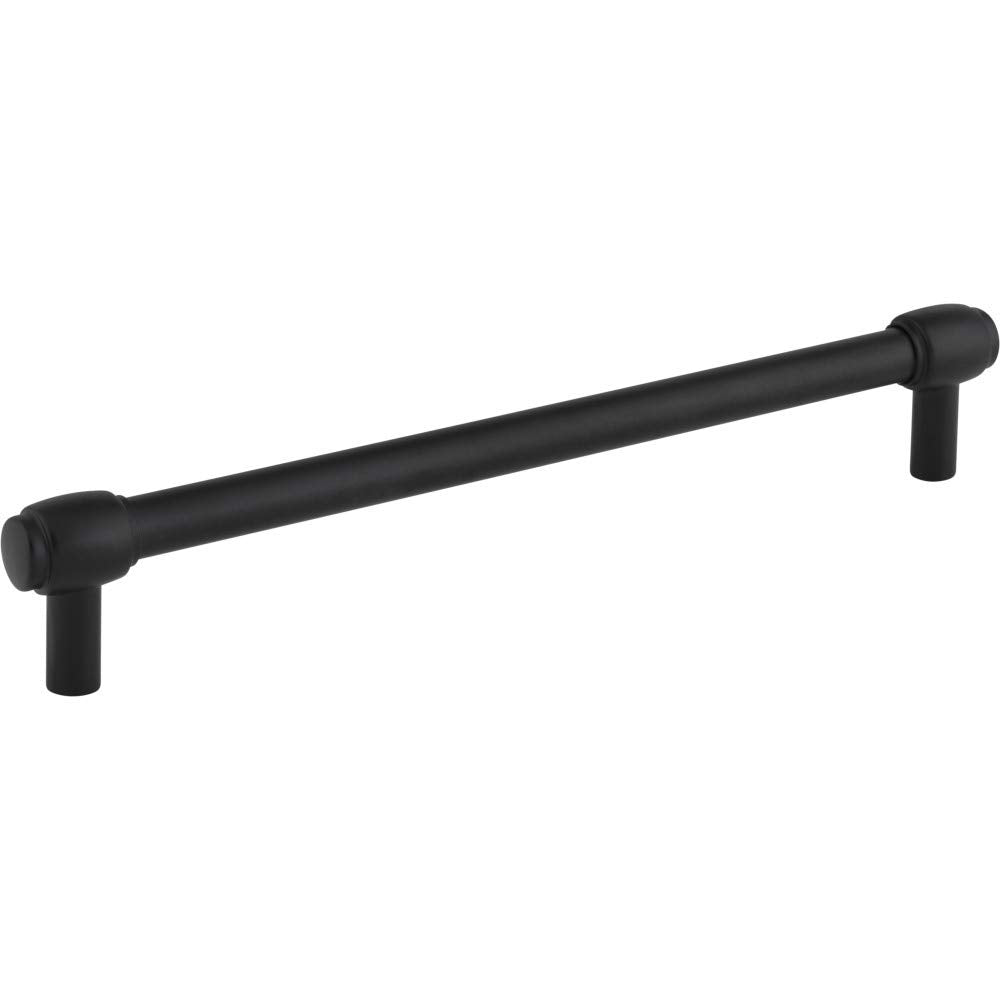 Jeffrey Alexander 885-192MB 192 mm Center-to-Center Matte Black Hayworth Cabinet Bar Pull