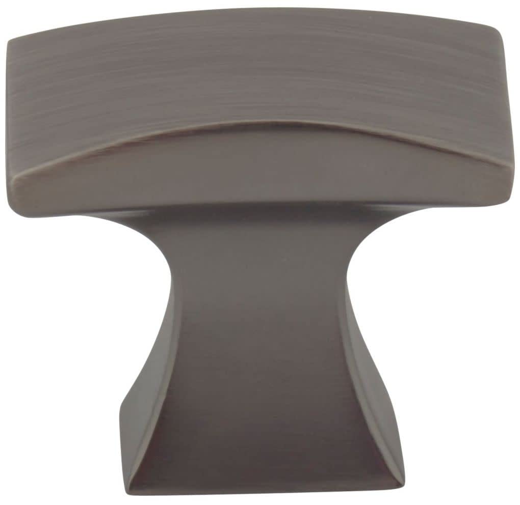 Jeffrey Alexander 767BNBDL 1-1/4" Overall Length Brushed Pewter Flared Philip Cabinet Knob