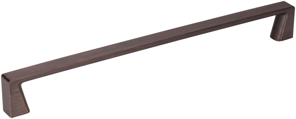 Jeffrey Alexander 177-224DBAC 224 mm Center-to-Center Brushed Oil Rubbed Bronze Square Boswell Cabinet Pull