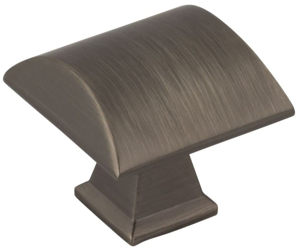 Jeffrey Alexander 944BNBDL 1-1/4" Overall Length Brushed Pewter Roman Cabinet Knob