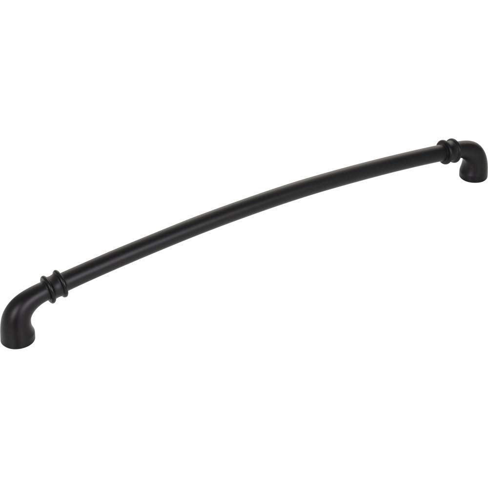 Jeffrey Alexander 445-305MB 305 mm Center-to-Center Matte Black Marie Cabinet Pull