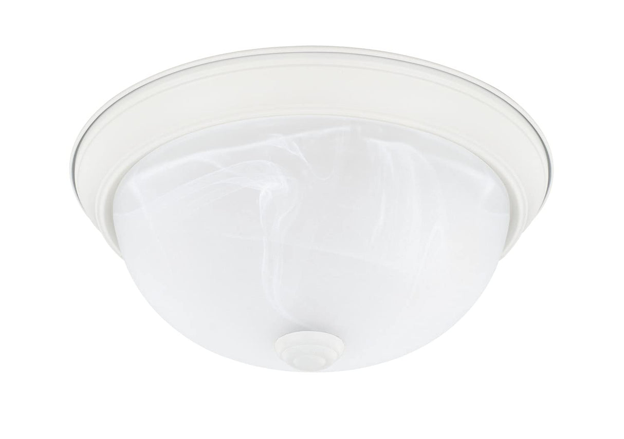 Capital Lighting 219021MW Bates 2 Light Flush Mount Matte White