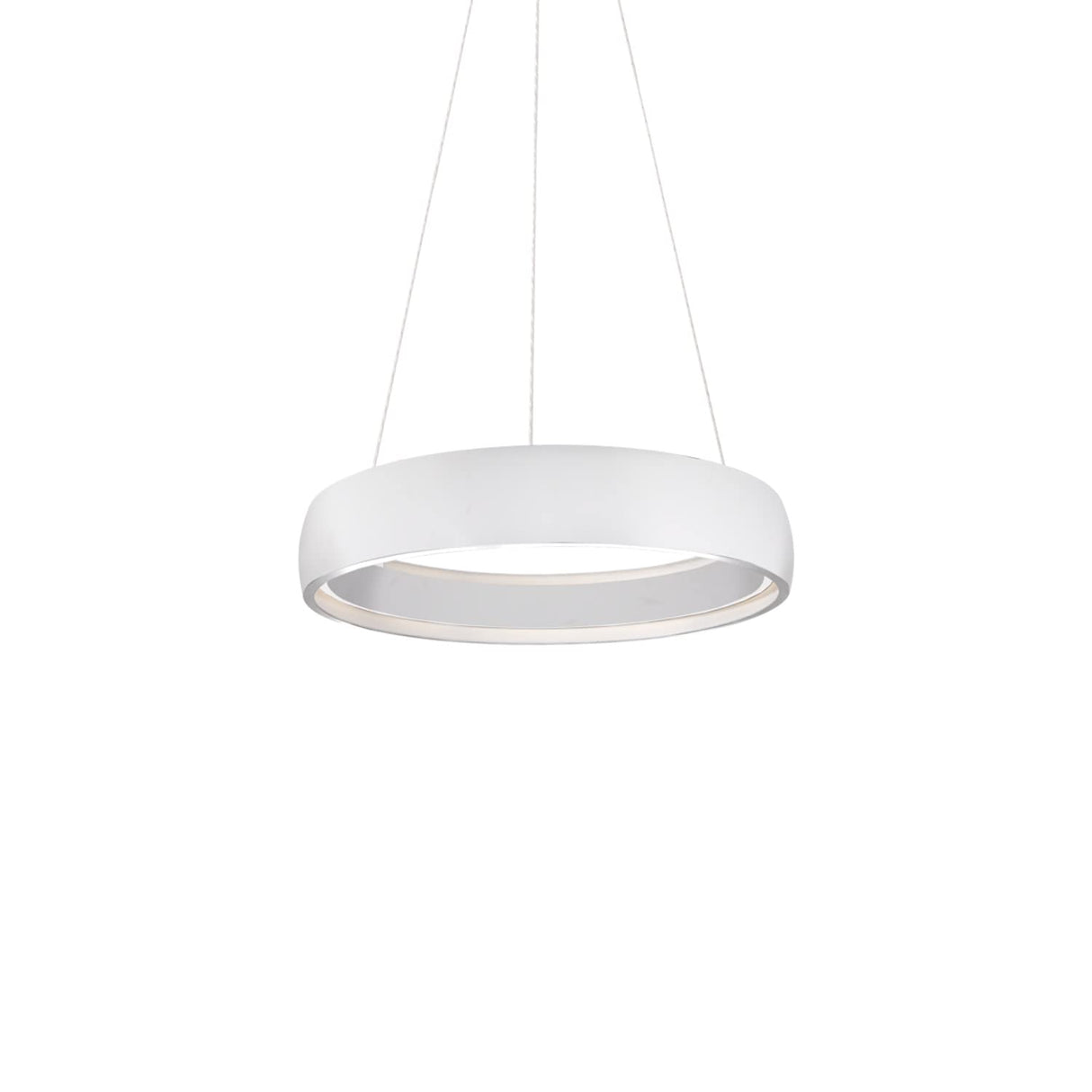 Kuzco PD22723-WH HALO 23" PD White 120V TRIAC/ELV LED 3000K 90CRI 62W