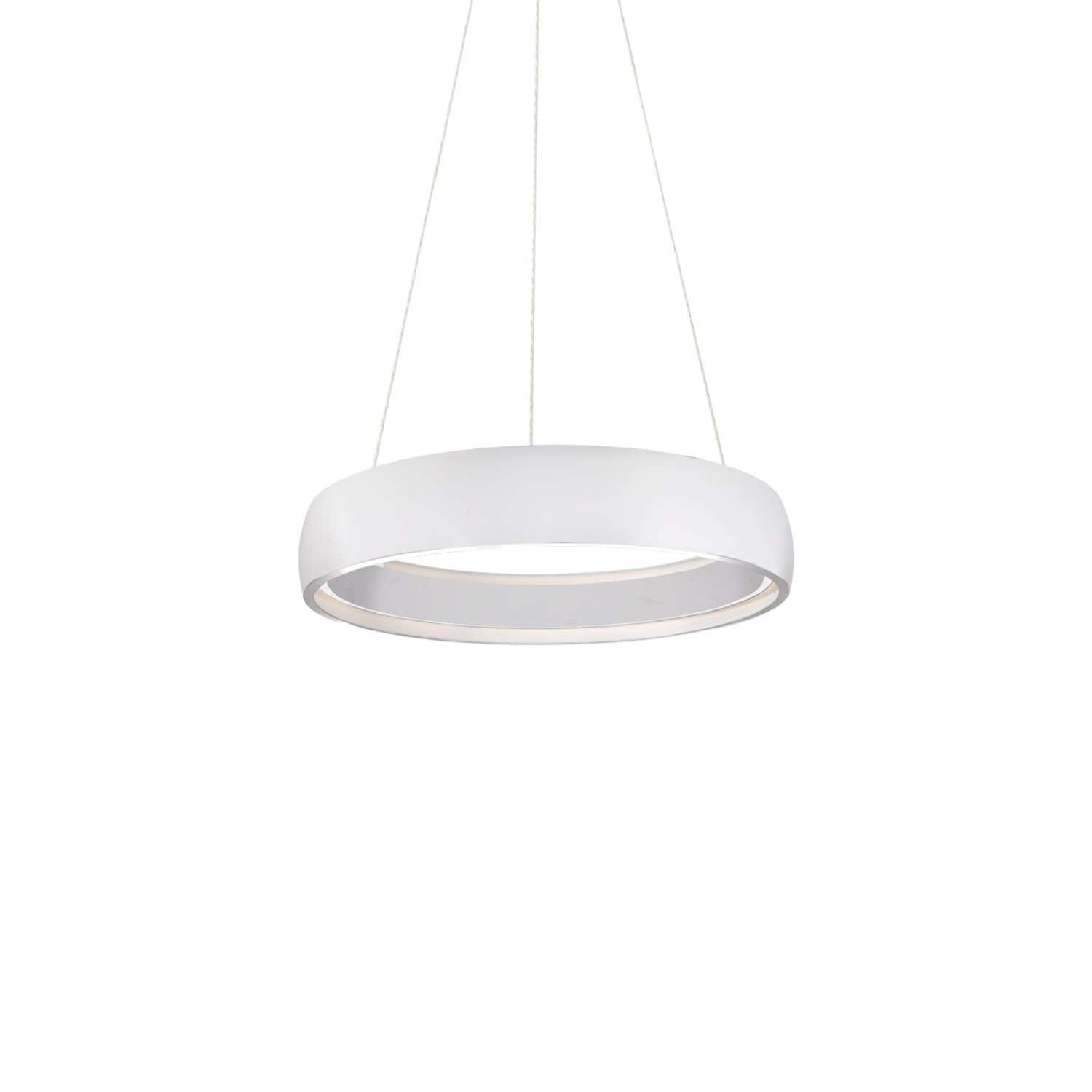 Kuzco PD22723-WH HALO 23" PD White 120V TRIAC/ELV LED 3000K 90CRI 62W