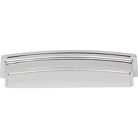 Jeffrey Alexander 141-128PC 128 mm Center Polished Chrome Square-to-Center Square Renzo Cabinet Cup Pull