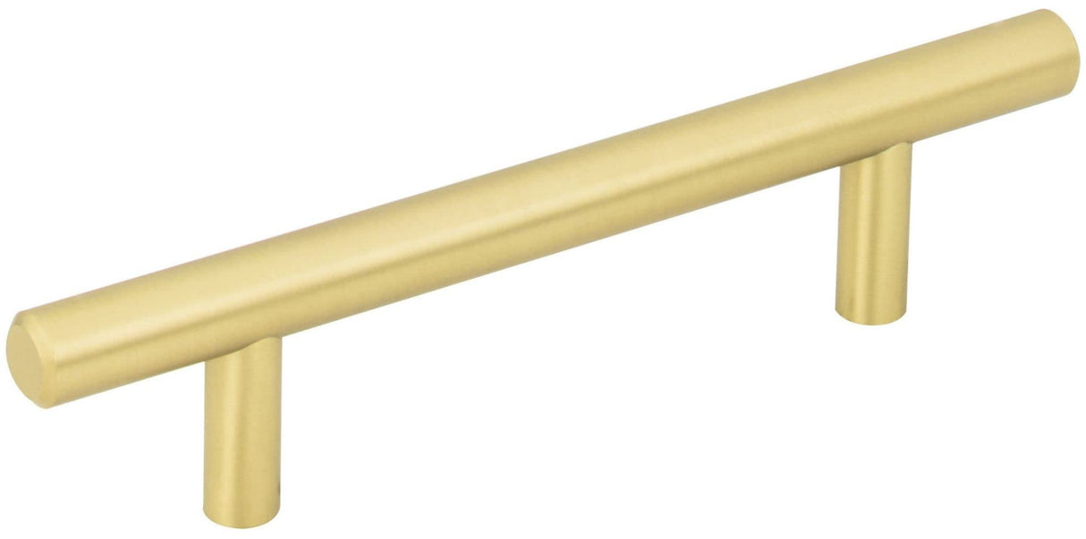 Elements 136BG-10 10-Pack of the 3" Center-to-Center Brushed Gold Naples Cabinet Bar Pull