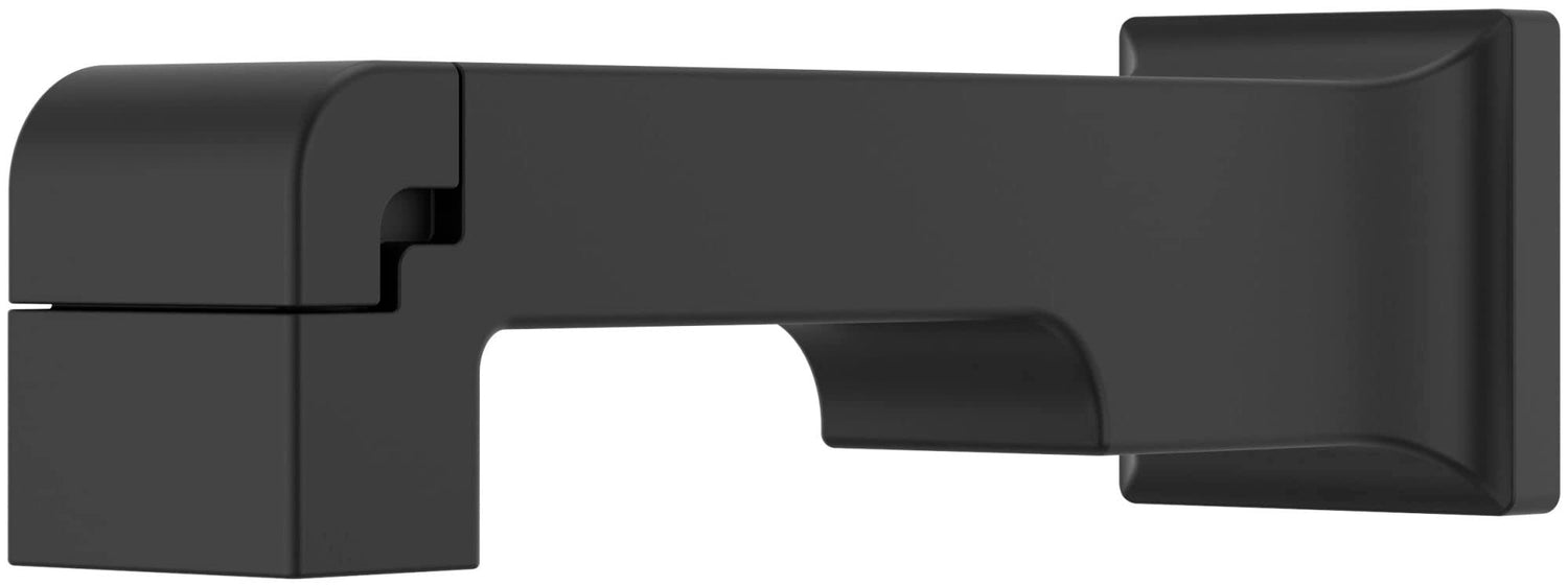 Pfister Matte Black Tub Spout With Diverter 015-VRV1B
