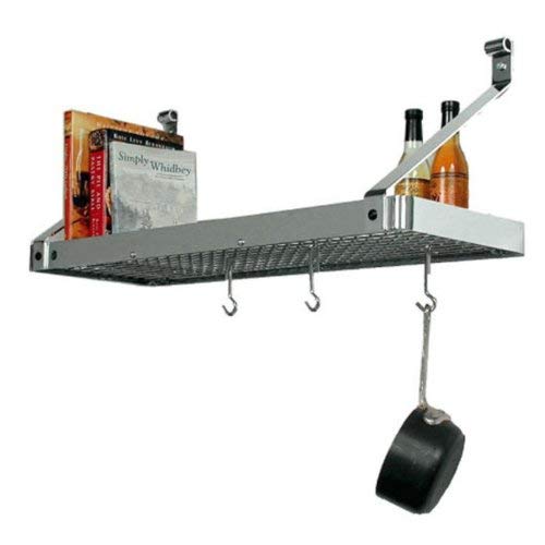 Enclume PR8B SS 36" Bookshelf Rack w/ 12 Hooks SS