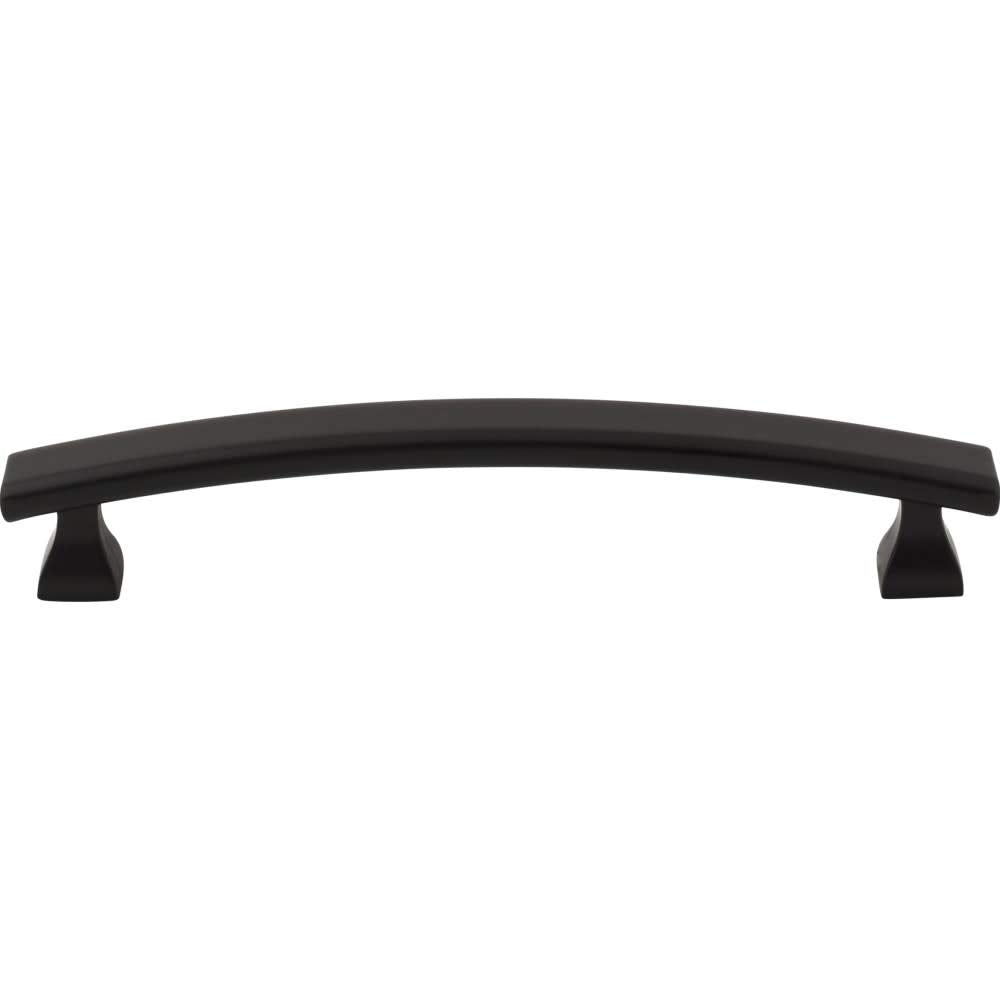 Elements 449-128MB 128 mm Center-to-Center Matte Black Square Hadly Cabinet Pull