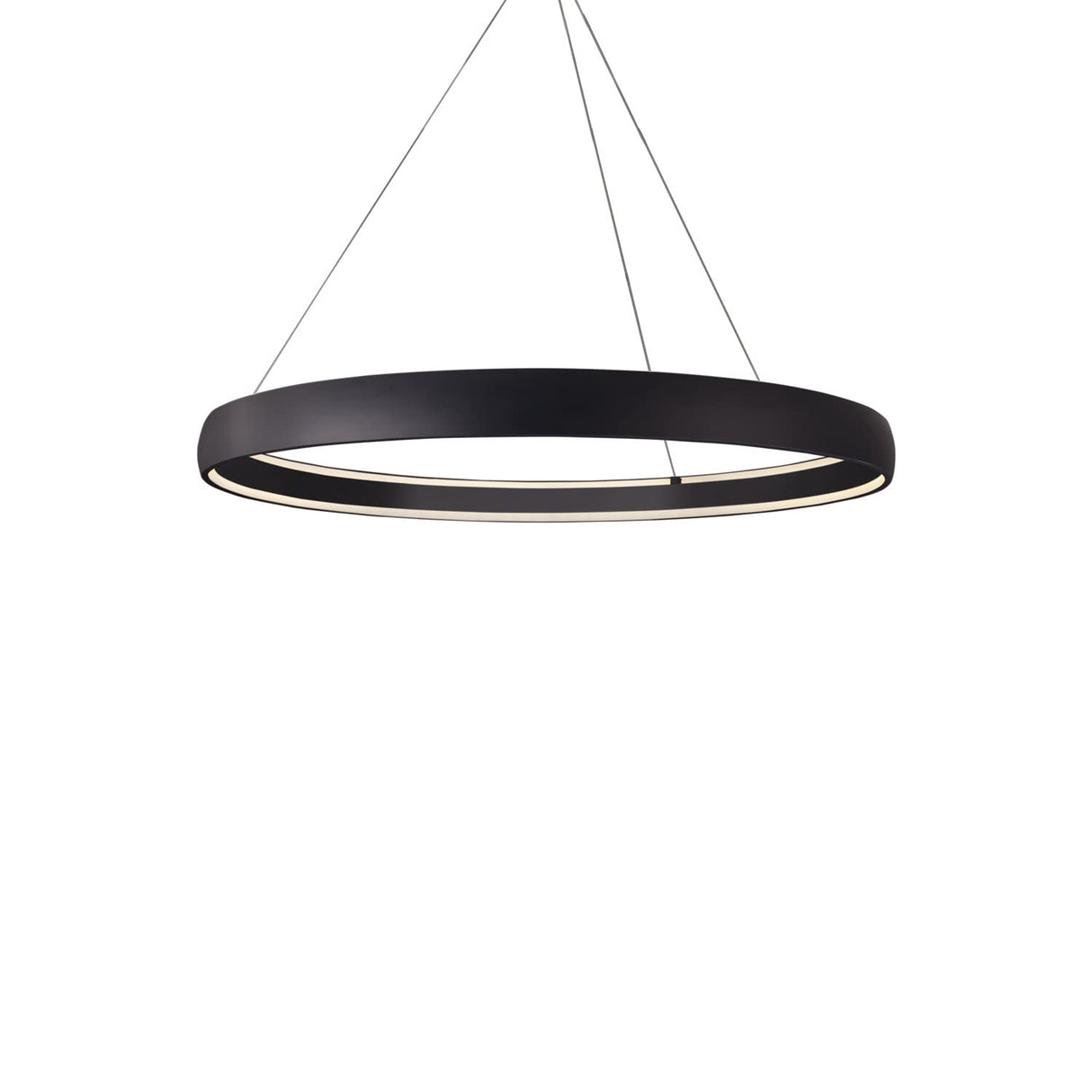 Kuzco PD22753-BK HALO 53" PD Black 120V TRIAC/ELV LED 3000K 90CRI 118W
