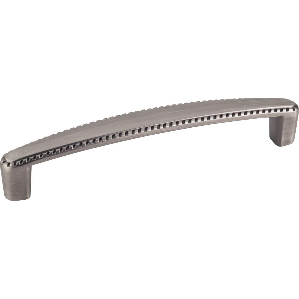 Elements Z115-128BNBDL 128 mm Center-to-Center Brushed Pewter Rope Detailed Lindos Cabinet Pull