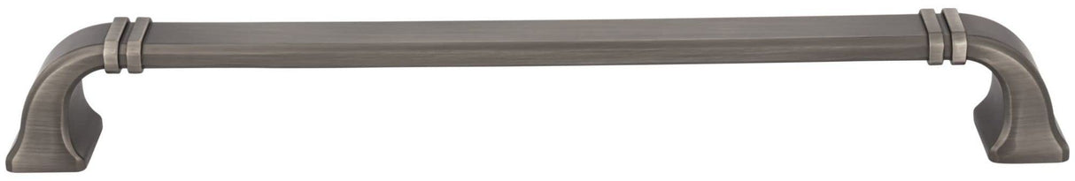 Jeffrey Alexander 165-12NI 12" Center-to-Center Polished Nickel Ella Appliance Handle