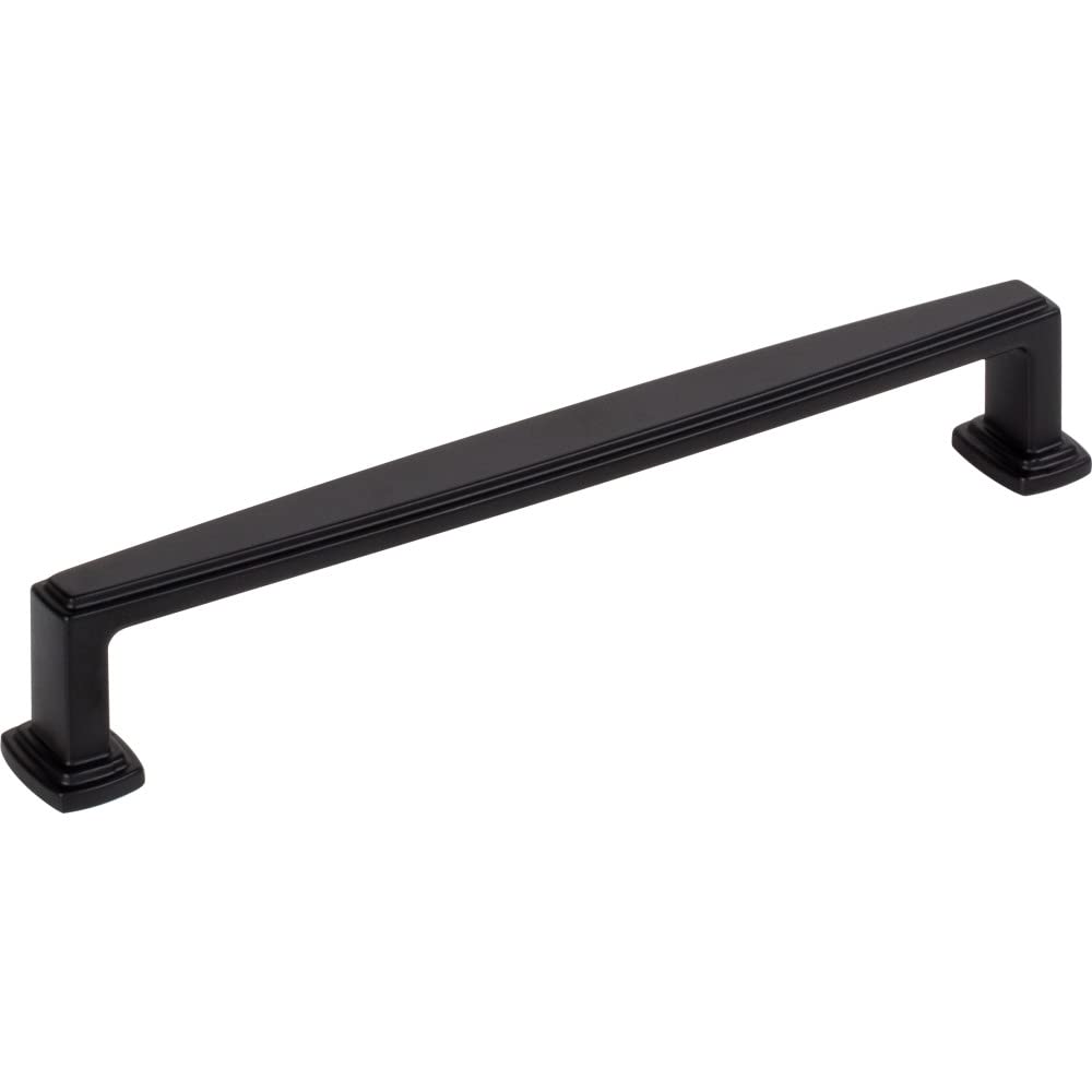 Jeffrey Alexander 171-160MB 160 mm Center-to-Center Matte Black Richard Cabinet Pull