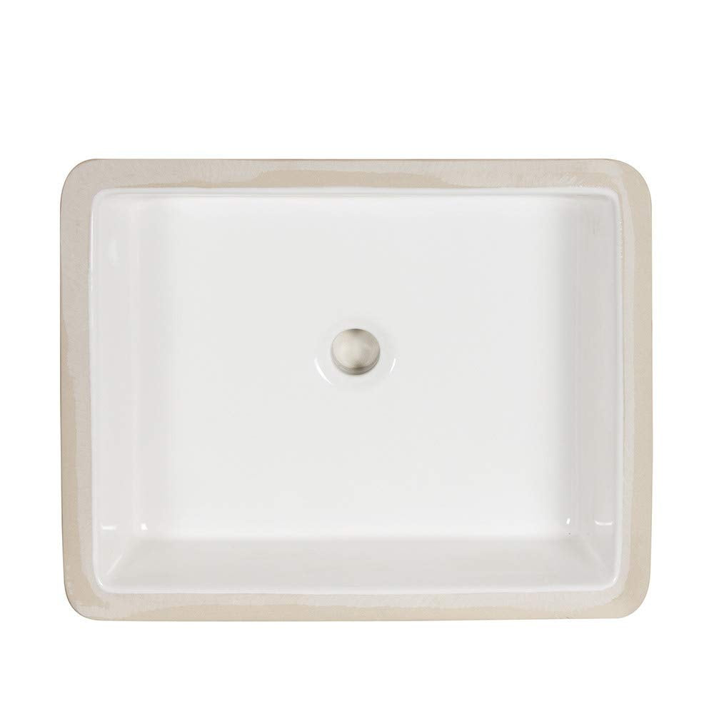 Foremost 14-1713-W Undermount Sink, 17"X13" White