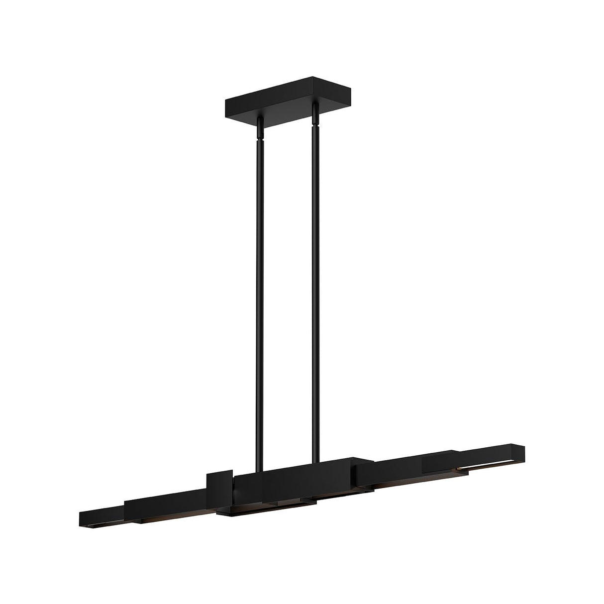 Kuzco LP29548-BK ENZO 48" LINEAR PENDANT TEXTURED BLACK 120V TRIAC/ELV LED 3000K 90CRI 40W