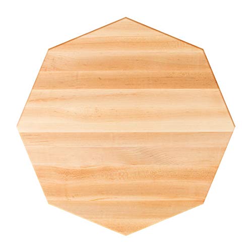 John Boos RTM-5454-OCT OctagonalButcher Block Table Top, 54" W x D 1-1/2" H, Maple