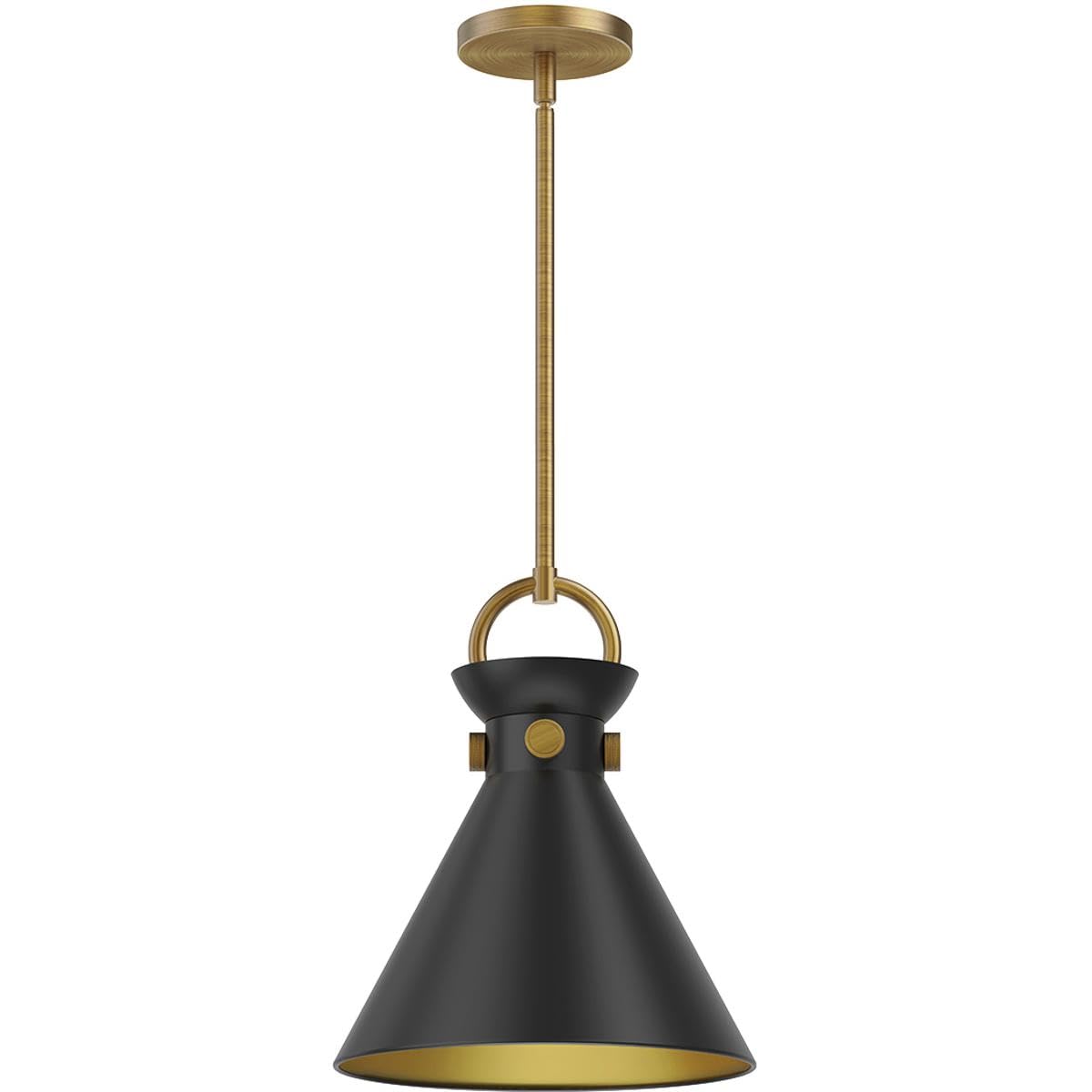 Alora PD412011AG EMERSON 11" PENDANT AGED GOLD E26 60W