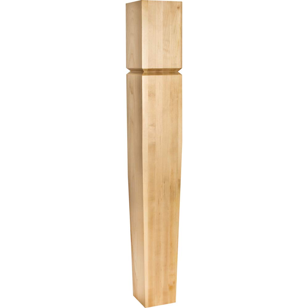 Hardware Resources P60-5-ALD 5" W x 5" D x 35-1/2" H Alder Grooved Arts & Crafts Post