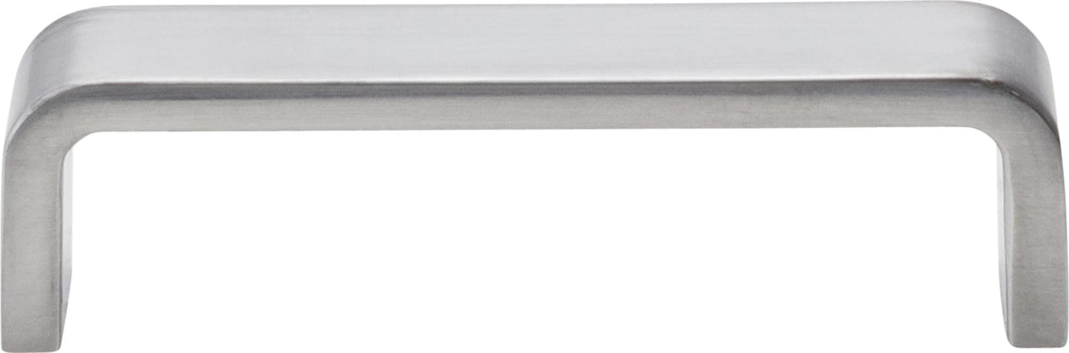Elements 193-96BNBDL 96 mm Center-to-Center Brushed Pewter Square Asher Cabinet Pull