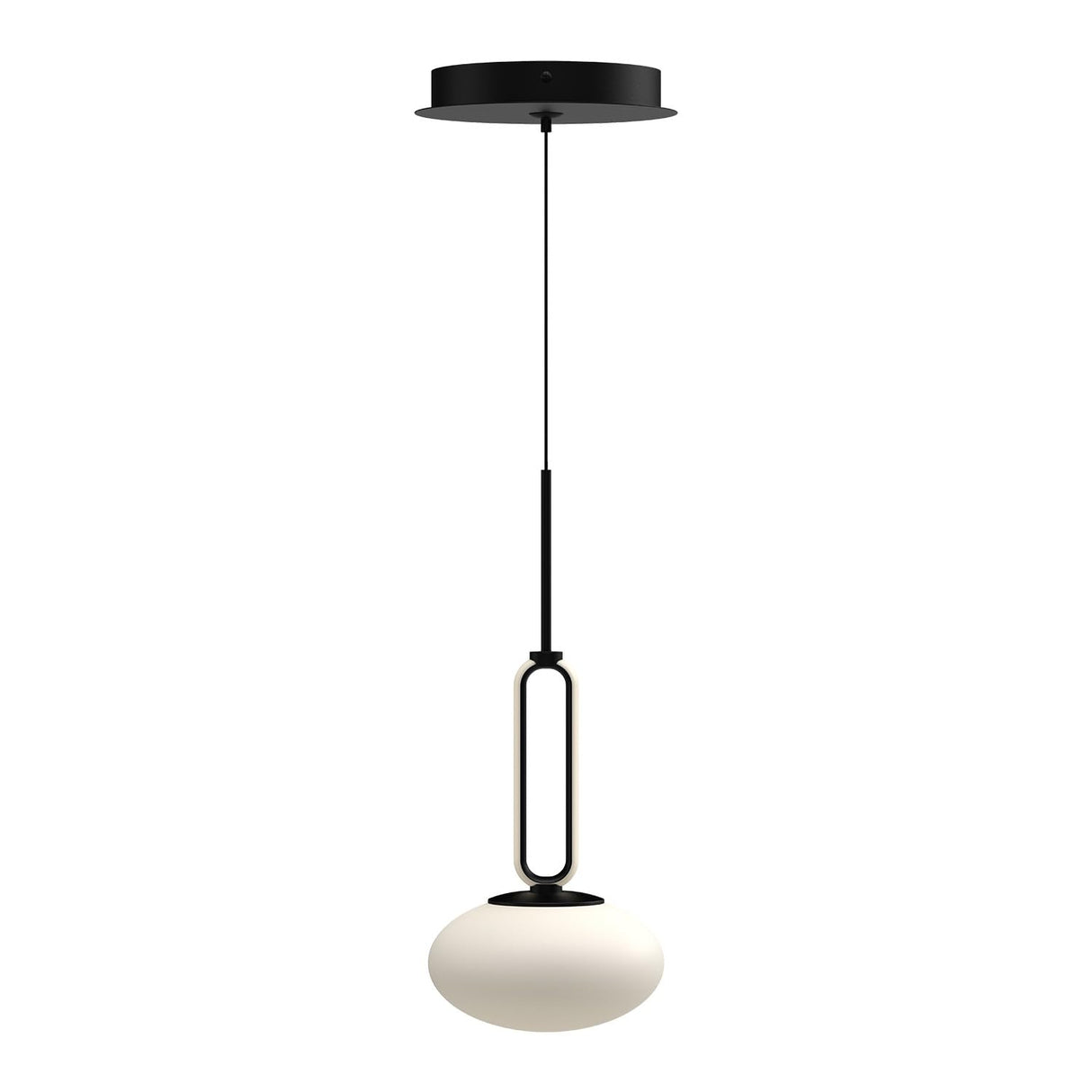 Kuzco PD29806-BK TAVIRA 6" PENDANT TEXTURED BLACK 120" WIRE 120V TRIAC/ELV LED 3000K 90CRI 11W