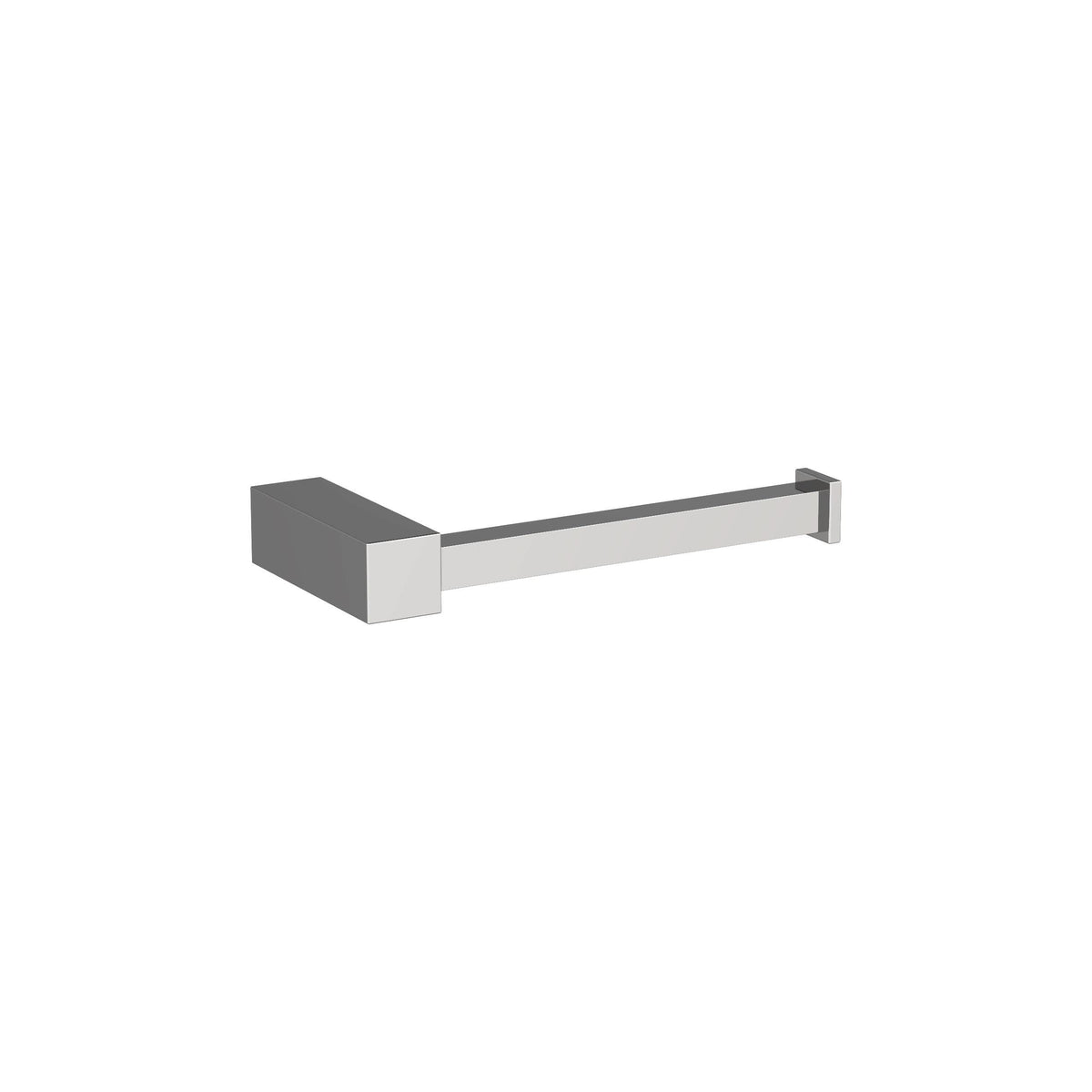 Amerock BH3608126 Chrome Single Post Toilet Paper Holder 5-7/8 in. (149 mm) Length Toilet Tissue Holder Monument Bath Tissue Holder Bathroom Hardware Bath Accessories
