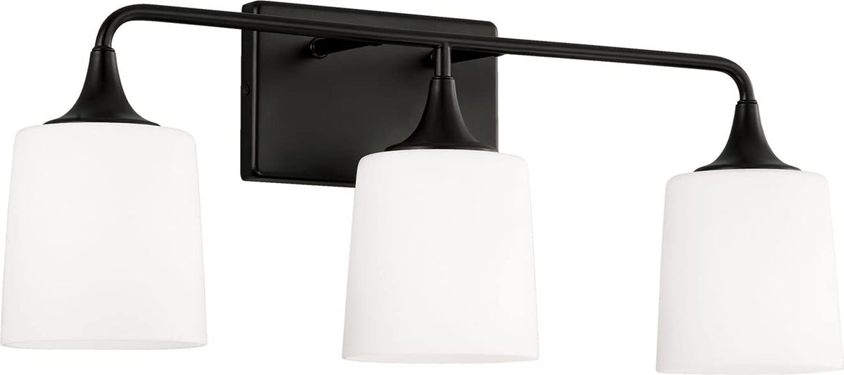 Capital Lighting 148931MB-541 Presley 3 Light Vanity Matte Black