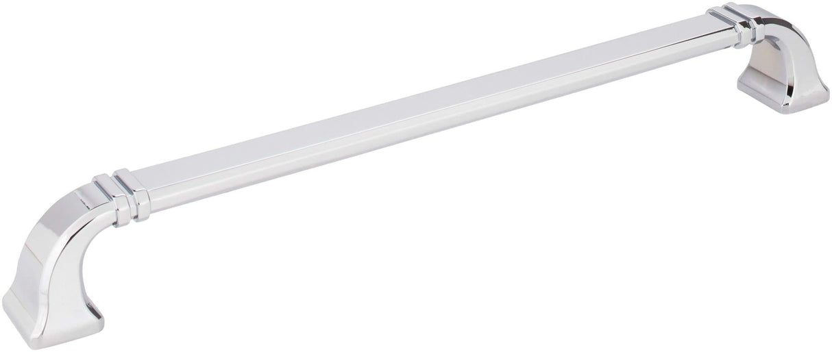 Jeffrey Alexander 165-12PC 12" Center-to-Center Polished Chrome Ella Appliance Handle