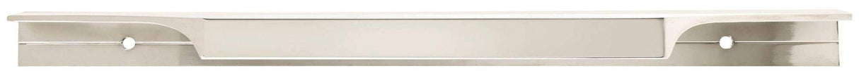 Amerock Cabinet Edge Pull Black Chrome 8-9/16 inch (217 mm) Center to Center Extent 1 Pack Drawer Pull Drawer Handle Cabinet Hardware