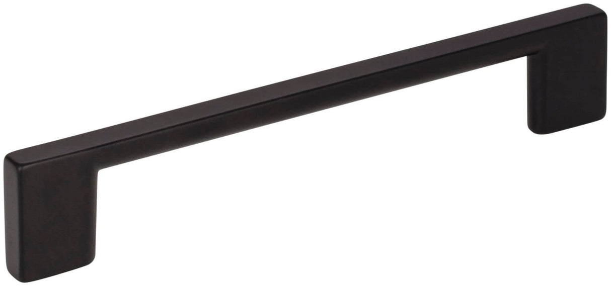 Jeffrey Alexander 635-128MB 128 mm Center-to-Center Matte Black Square Sutton Cabinet Bar Pull