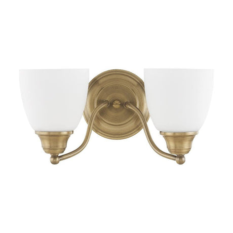 Livex Lighting 13672-02 Somerville 2-Light Bath Light, Polished Brass
