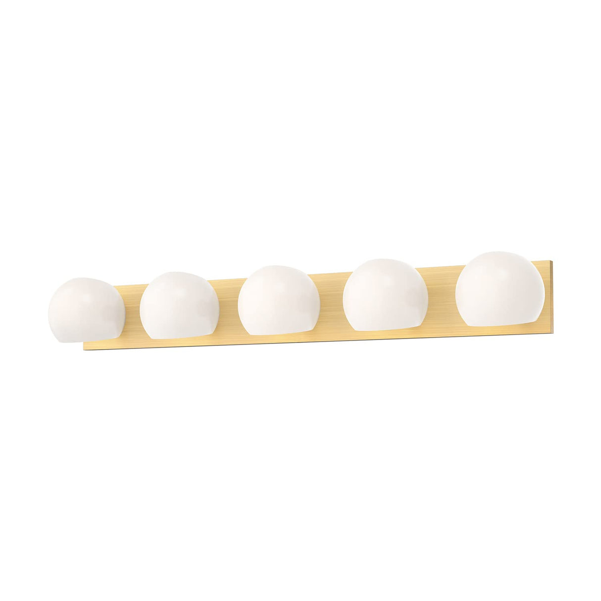 Alora VL548540BGOP WILLOW 40" VL BRUSHED GOLD MATTE OPAL GLASS 5X60W E12