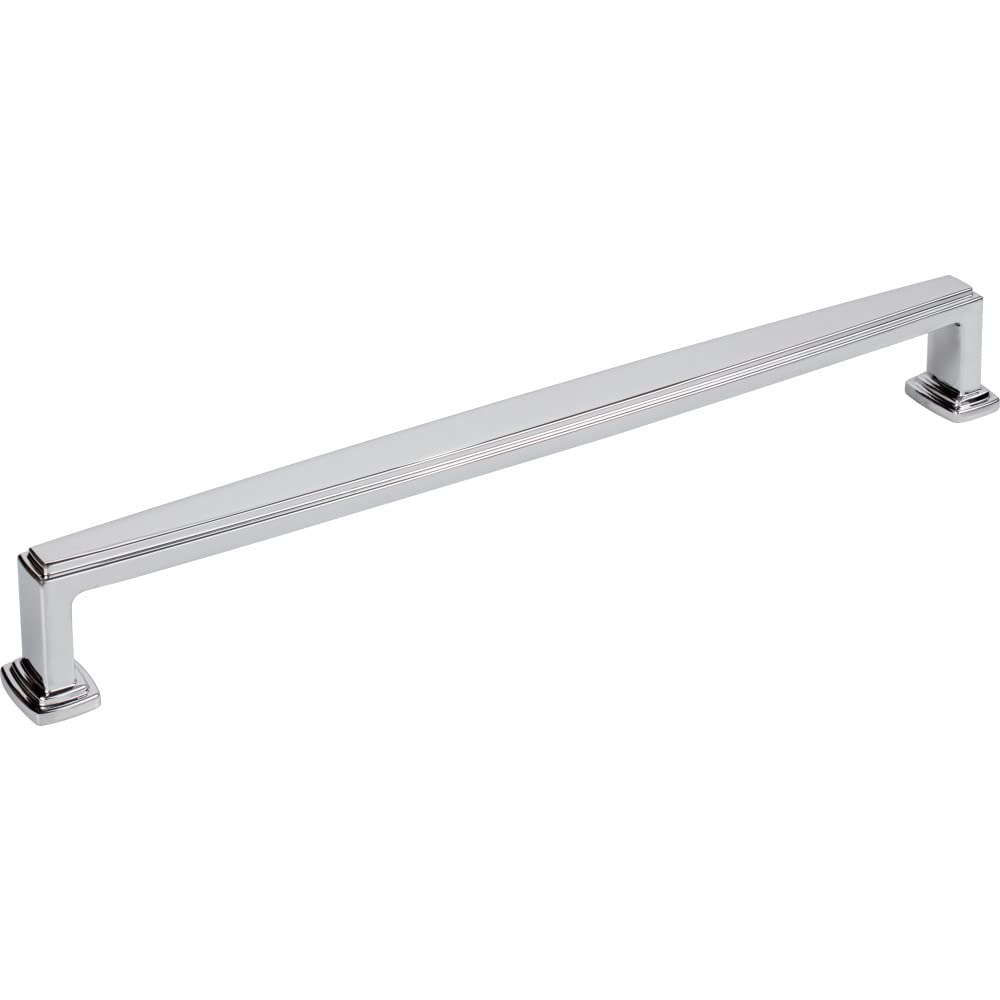 Jeffrey Alexander 171-12PC 12" Center-to-Center Polished Chrome Richard Appliance Handle