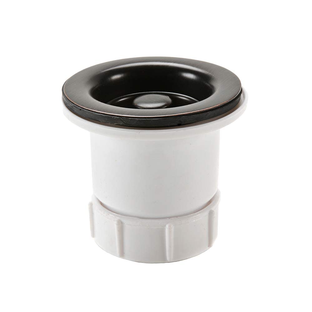 Premier Copper Products D-133ORB 2-Inch Bar Basket Strainer Drain, Oil Rubbed Bronze