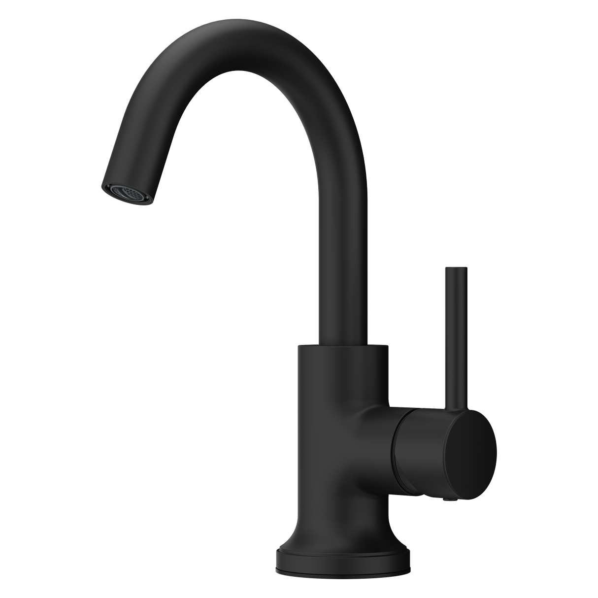 Tenet Single Control 4" Centerset Bathroom Faucet in Matte Black