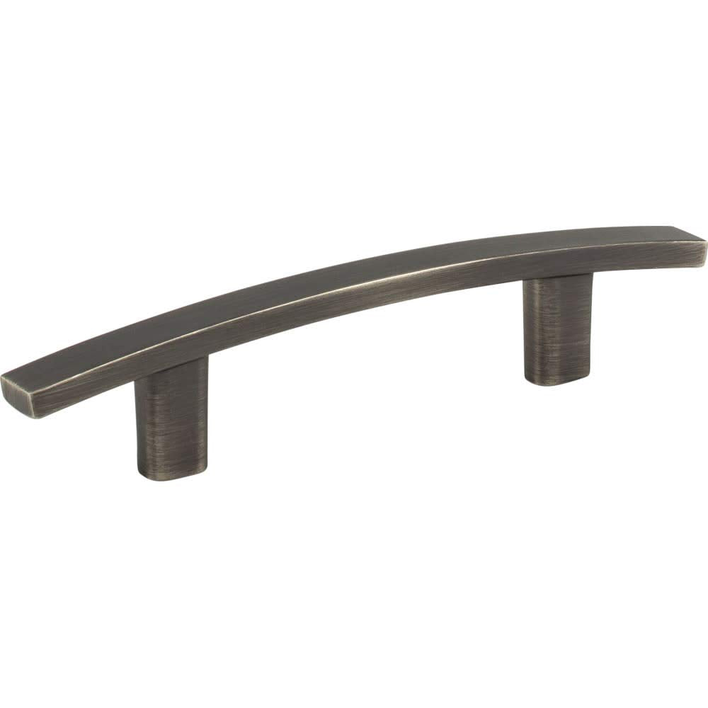 Elements 859-3BG 3" Center-to-Center Brushed Gold Square Thatcher Cabinet Bar Pull